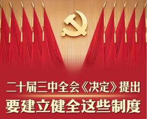 學(xué)習(xí)在線(xiàn) | 二十屆三中全會(huì)《決定》提出要建立健全這些制度